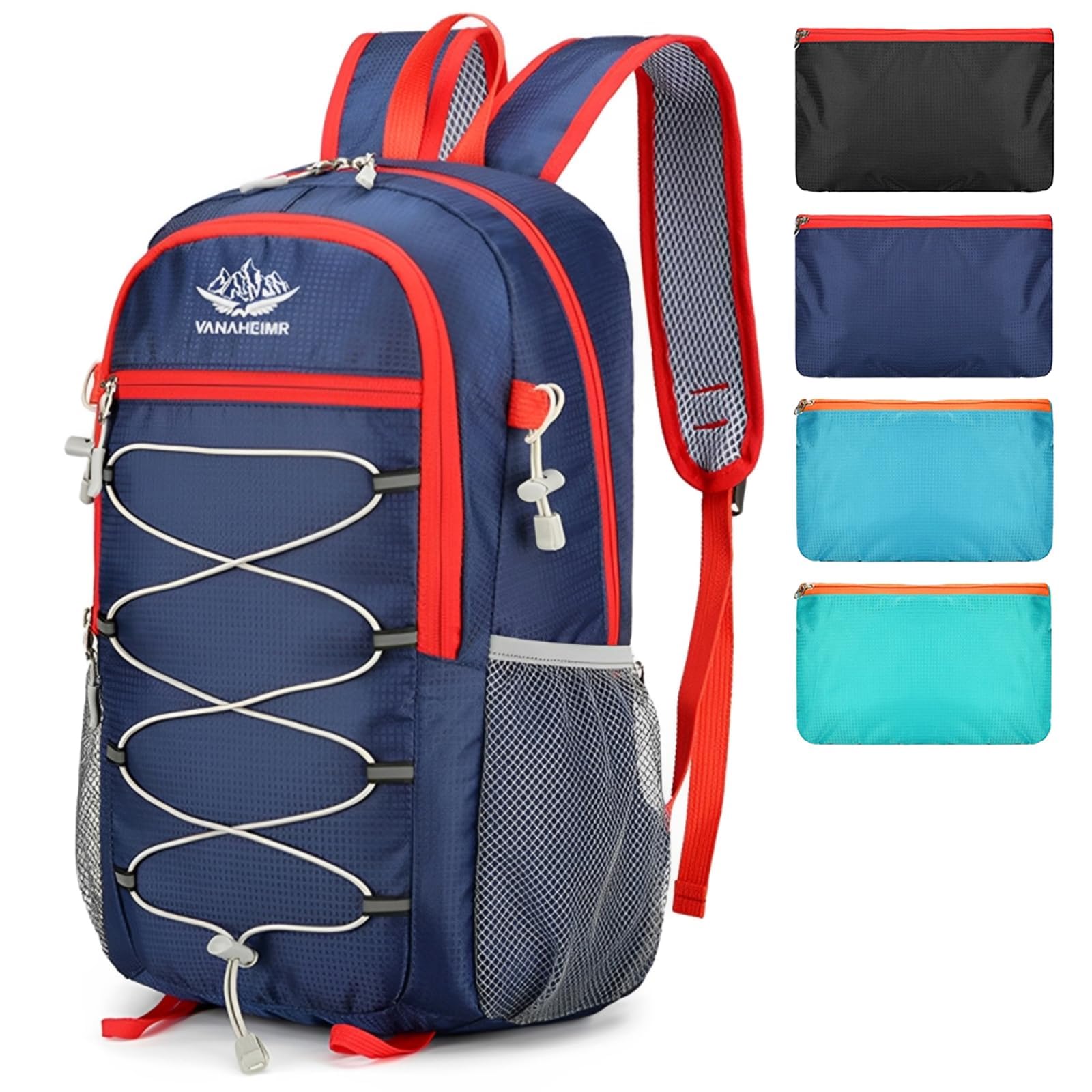 SAC À DOS CINGHI LUSSO Voyage Hommes Femmes Pliable Imperméable Extérieur Camping Randonnée 25L Ultra Léger